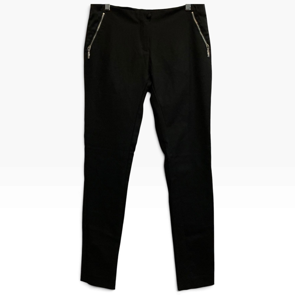 Armani Emporio Jeans Cigarette Trousers US 8 IT 44 Zip Pockets Pants Made Italy